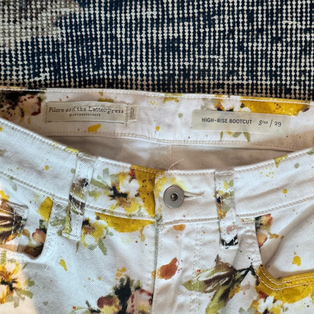 Pilcro jeans with print